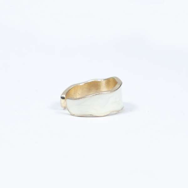 BEAUTIFUL WHITE ADJUSTABLE RING FOR WOMEN'S - Image 3