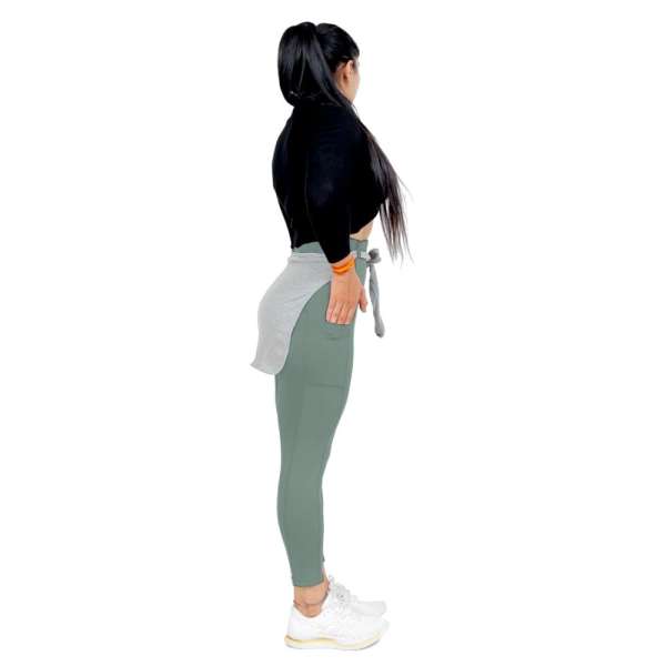 Gym Green Legging With Back Supporter - Image 3