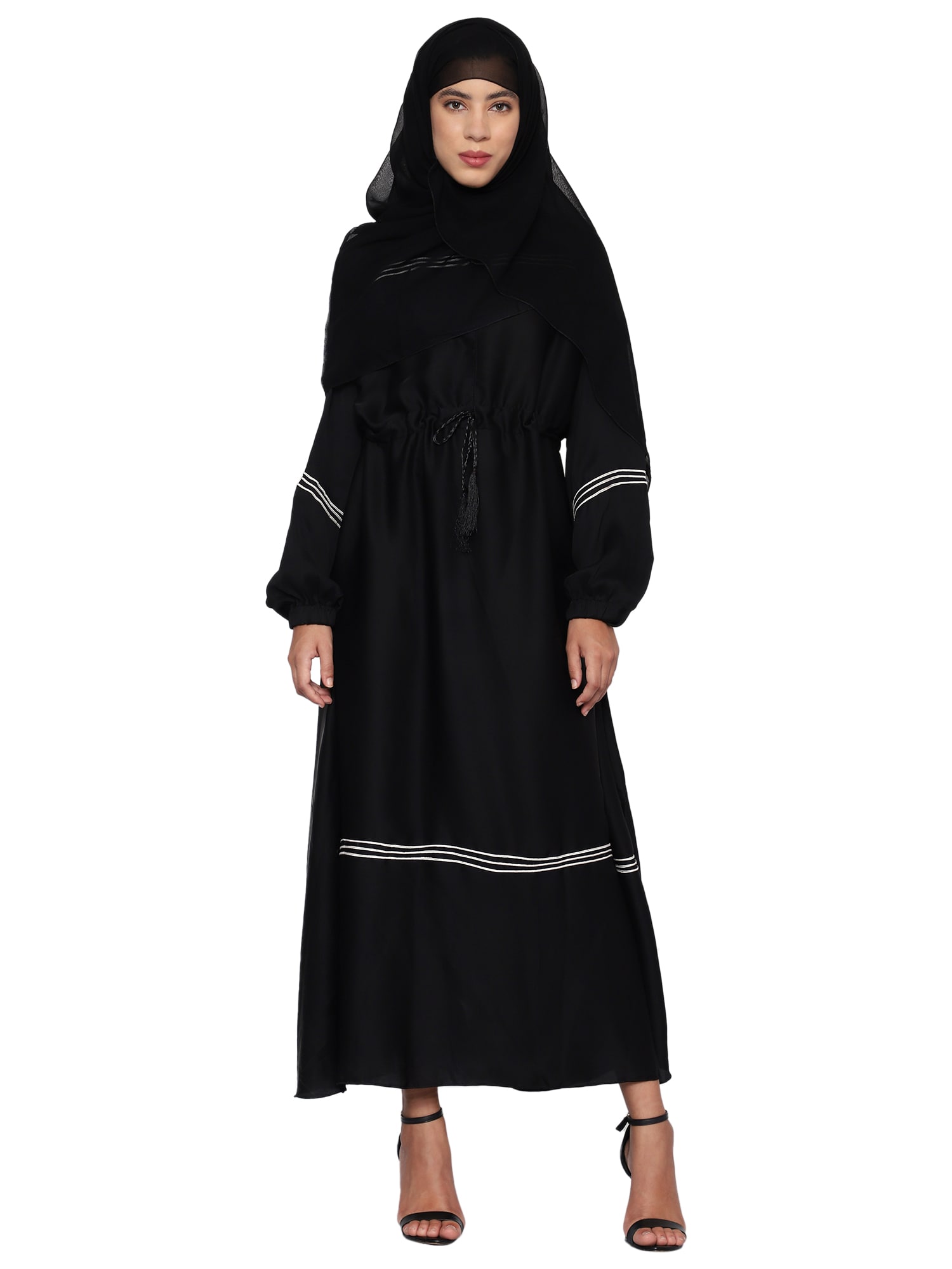 women's burqa/Abaya with Adjustable Dori Style - Urbankanya